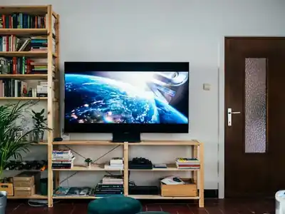 Living room with a TV